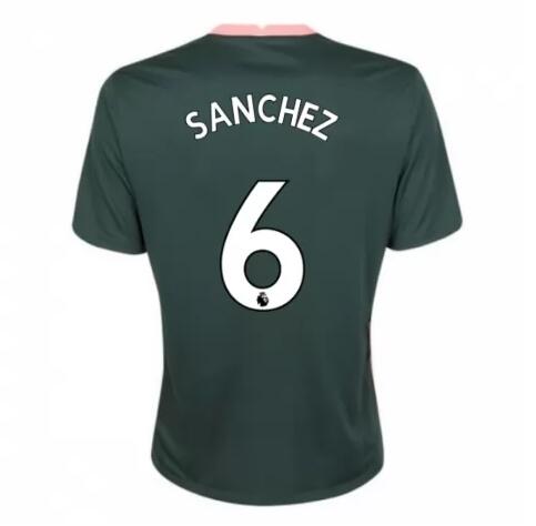 Tottenham Hotspur Away Kit Soccer Jersey SANCHEZ 6 2020/21